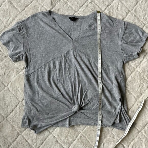 Urban Outfitters X Out From Under | Gray Knotted Tunic Top | Size Medium - Picture 14 of 14
